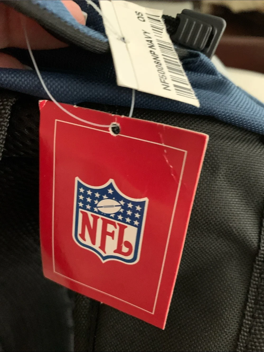 New England Patriots backpack book bag new tag FOOTBALL